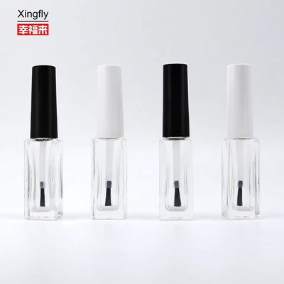 Harga yang pantas Kerah Kaca 6ml Empty Gel Polish Bottles Screw Cap Warna transparan on line