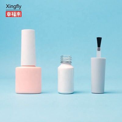 Botol cat kuku 5ml Botol kaca gel UV Dengan Sikat dan sikat