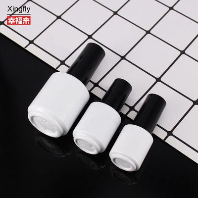 Harga yang pantas 5ml Botol Polish Kuku Custom Kosong Lingkaran Kaca Gel Warna Gel Polish on line