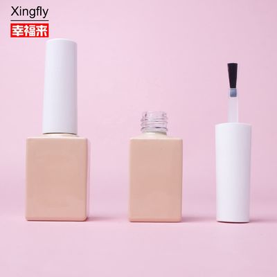 10ml Botol Polish kuku Kemasan Botol kaca kuku hitam putih