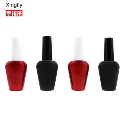 Gel UV kosong 15ml Botol cat kuku Bentuk Unik Dengan Tutup Dan Sikat