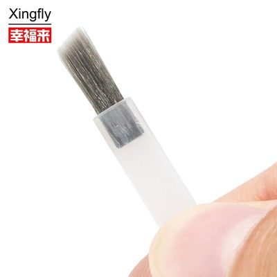 OEM Soft Bristle Hardness Nail Art Brushes Acrylic Nail Polish Botol Brush kuku yang bisa diganti