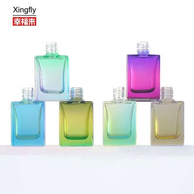 Elegant Glass Material Gel Clear Nail Polish Botol 12ml Kapasitas