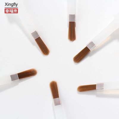Harga yang pantas Nylon kuku sikat penggantian sikat untuk gel kuku base top coat kuku lem minyak on line