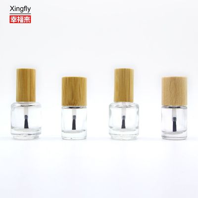 Harga yang pantas 11ml Botol Lampu Kuku Bulat Dengan Tutup Kayu Gel UV Kosong Botol Lem Lampu Kuku on line