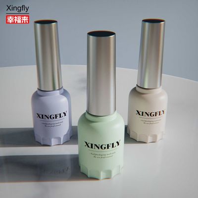 12ml Botol Polish Kuku Kosong Kontainer Polish Kuku Gel Bulat Botol Polish Kuku