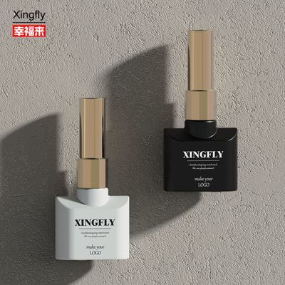 12ml Botol Polish kuku Square Kosong Kaca Polish kuku Botol Polish kuku