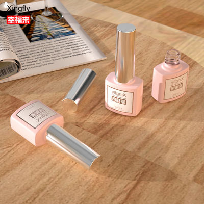 7ml Botol Polish kuku UV Gel Polish Container Square Kosong botol kaca Polish kuku