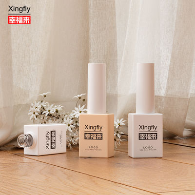Botol Polish Kuku 8ml UV Kaca Kosong Gel Polish Kuku Botol Dengan Tutup Sikat