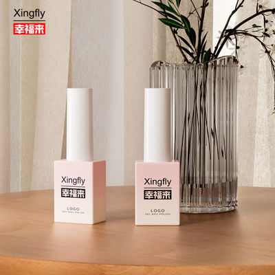 8ml botol cat kuku Custom Logo Square Gel Cat kuku kosong botol cat kuku