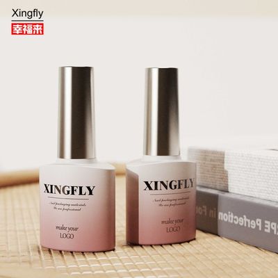 Botol Polish kuku 8ml Custom Printed Empty Gel Botol kaca Polish kuku