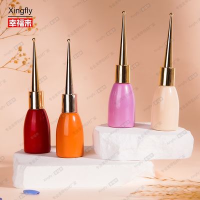 12ml Botol Polish kuku Botol Gel Polish kuku kosong Botol Polish gel dengan sikat