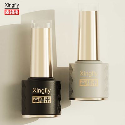 Desain Baru Botol Polish Kuku 8ml Disesuaikan LOGO Botol Kaca Gel Kosong Untuk Polish Kuku