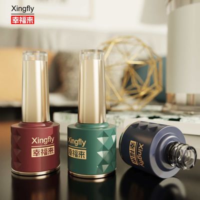 8ml botol cat kuku Desain Baru Gel UV Cat kuku kemasan kosmetik Botol kaca