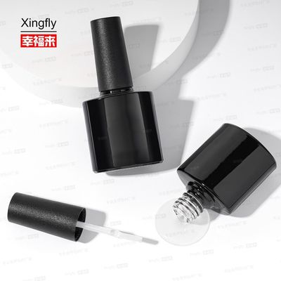 8ml Gel Polish Botol Kaca Kosong Dengan Cap Brush Pabrik Grosir Untuk UV Gel Nail Polish