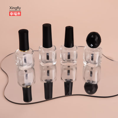 Harga yang pantas Custom 8ml Unik Clear Empty Gel Glass Gel Botol Cat kuku dengan Cap Brush on line