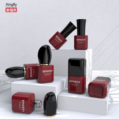 Harga yang pantas Custom 8ml Unik Clear Empty Gel Glass Gel Botol Cat kuku dengan Cap Brush on line