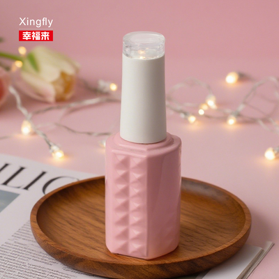 Harga yang pantas Logo yang disesuaikan Botol kaca kosong 11ml pabrik UV Nail Gel Polish on line